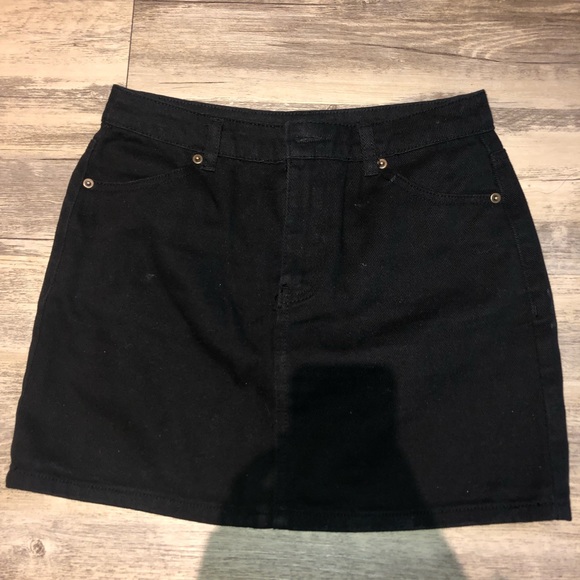Forever 21 black jean skirt - Picture 1 of 2